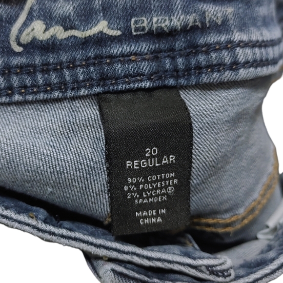 Lane Bryant Medium Wash Genius Fit Skinny Jeans Women's Plus Size 16 - Picture 8 of 11